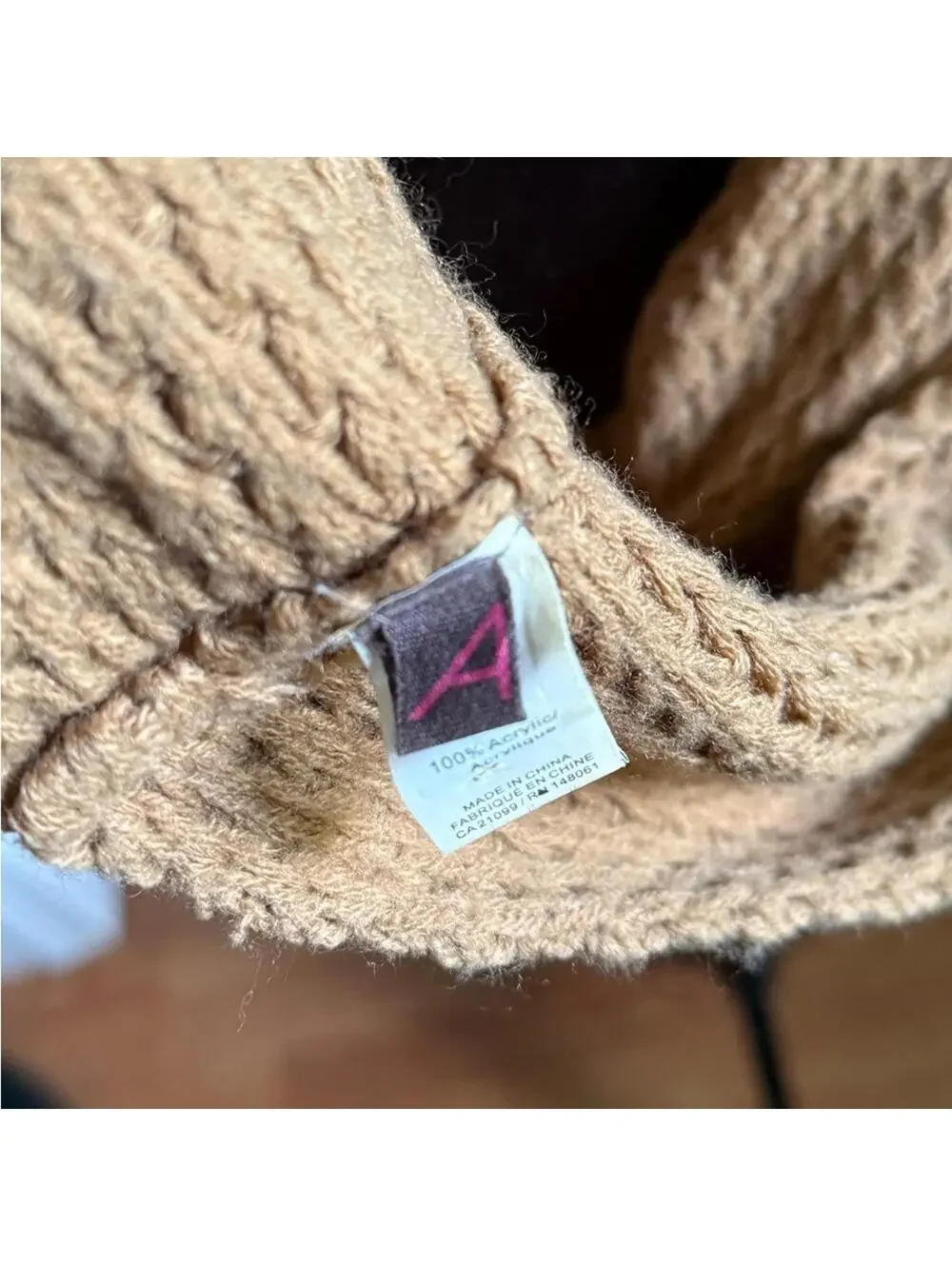 Women's Knitted Infinity Scarf | Ardene | Camel